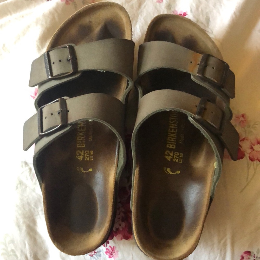 EU 42 Birkenstock Men’s 8.5 - 9 Gray Sandal